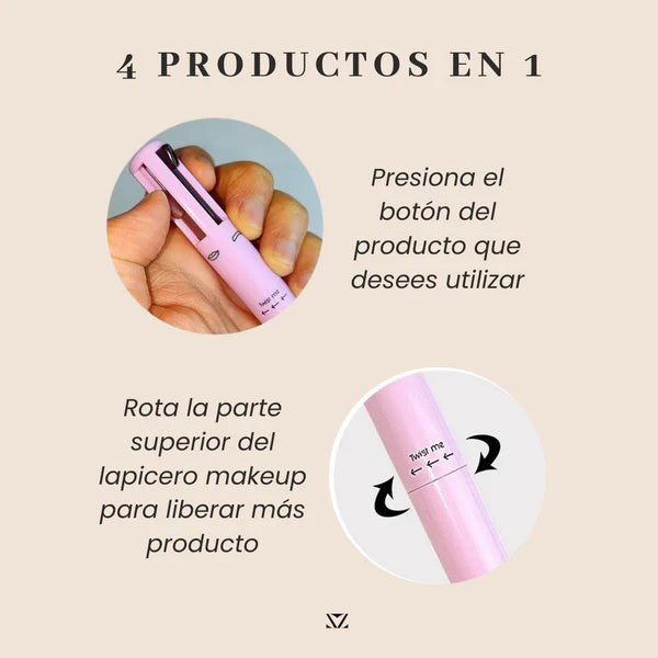 Lápiz Mágico de Maquillaje 4 en 1